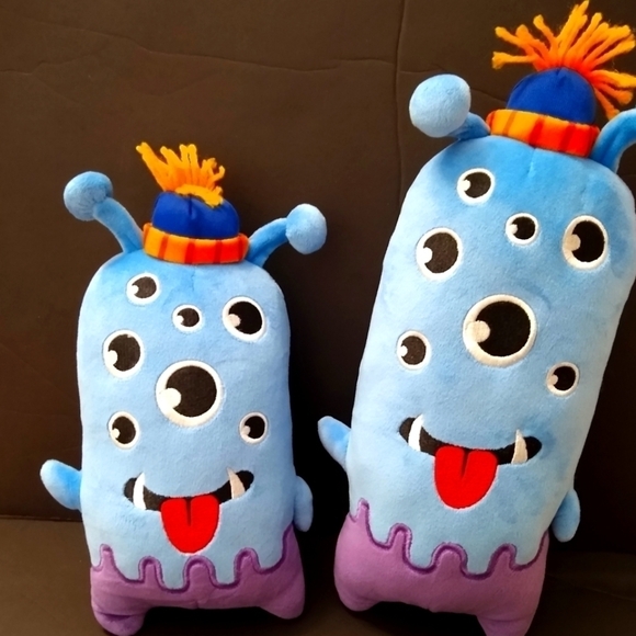 Other - New Exclusive Squishy Blue Plush Soft Monsters - 2 pieces